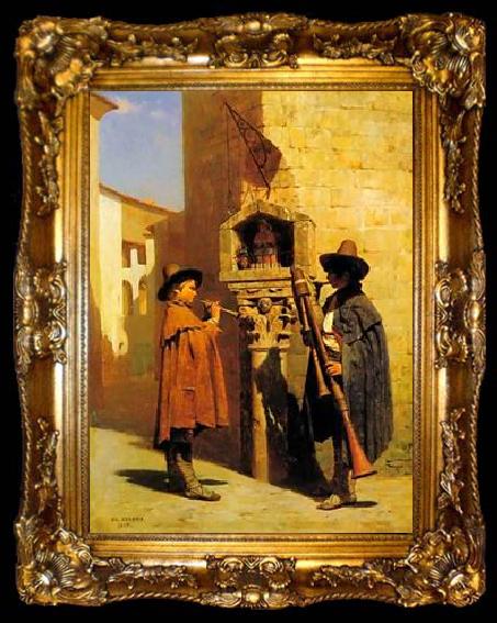 framed  unknow artist Arab or Arabic people and life. Orientalism oil paintings 516, ta009-2